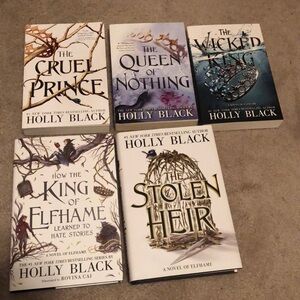 The Cruel Prince Trilogy with a Novella and The Stolen Heir by Holly Black